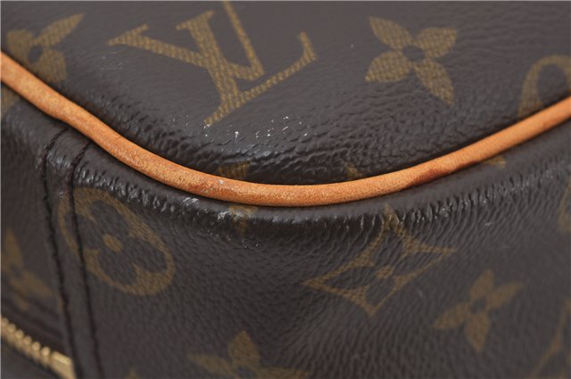 Authentic Louis Vuitton Monogram Trouville Hand Bag Purse M42228 LV 4383E