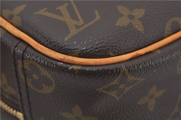 Authentic Louis Vuitton Monogram Trouville Hand Bag Purse M42228 LV 4383E