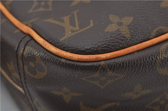 Authentic Louis Vuitton Monogram Trouville Hand Bag Purse M42228 LV 4383E