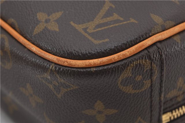 Authentic Louis Vuitton Monogram Trouville Hand Bag Purse M42228 LV 4383E