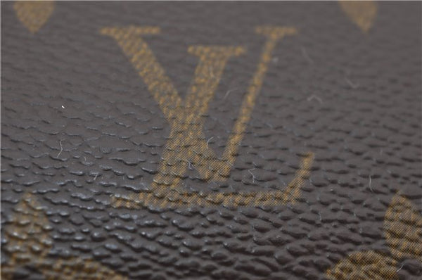 Authentic Louis Vuitton Monogram Trouville Hand Bag Purse M42228 LV 4383E