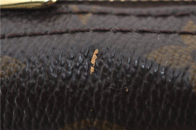 Authentic Louis Vuitton Monogram Trouville Hand Bag Purse M42228 LV 4383E