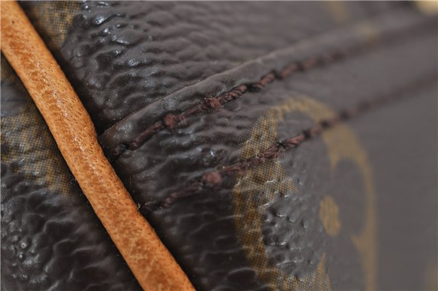 Authentic Louis Vuitton Monogram Trouville Hand Bag Purse M42228 LV 4383E