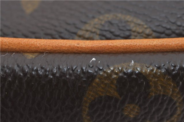 Authentic Louis Vuitton Monogram Trouville Hand Bag Purse M42228 LV 4383E