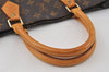 Authentic Louis Vuitton Monogram Sac Plat Hand Tote Bag M51140 LV Junk 4383I