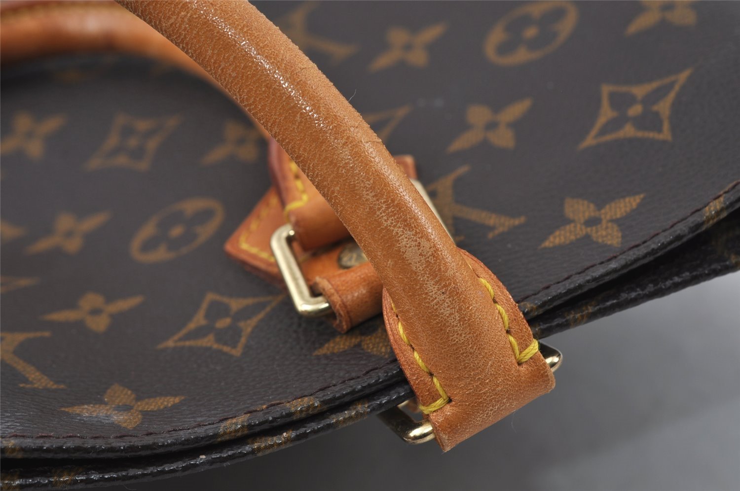 Authentic Louis Vuitton Monogram Sac Plat Hand Tote Bag M51140 LV Junk 4383I