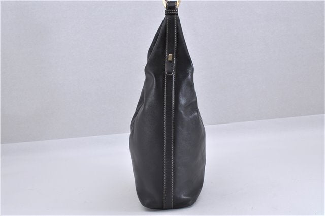 Authentic GUCCI Vintage Shoulder Hand Bag Purse Leather 0014288 Black 4384F