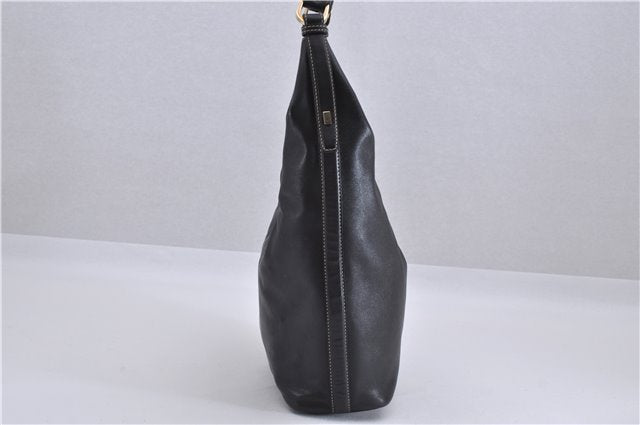 Authentic GUCCI Vintage Shoulder Hand Bag Purse Leather 0014288 Black 4384F