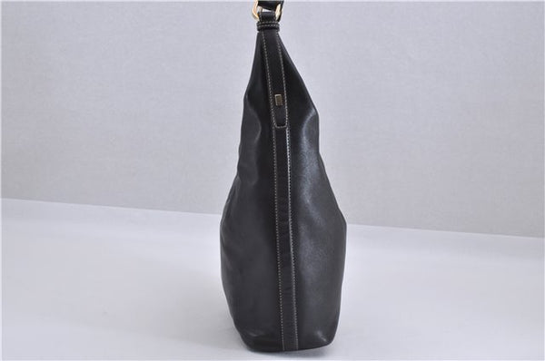 Authentic GUCCI Vintage Shoulder Hand Bag Purse Leather 0014288 Black 4384F