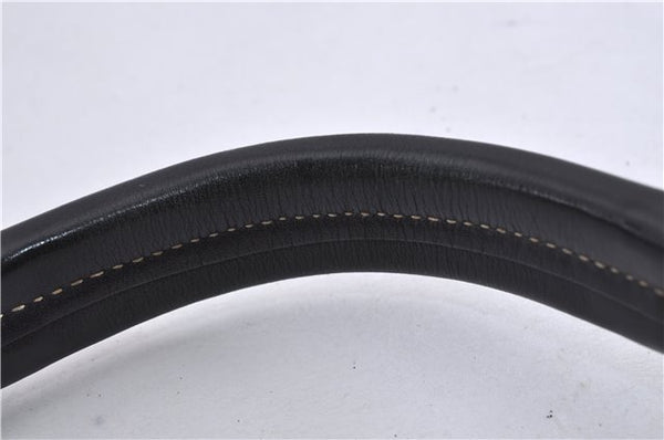 Authentic GUCCI Vintage Shoulder Hand Bag Purse Leather 0014288 Black 4384F