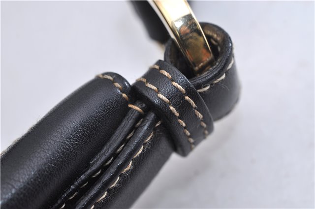 Authentic GUCCI Vintage Shoulder Hand Bag Purse Leather 0014288 Black 4384F