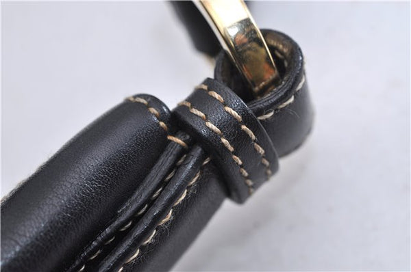 Authentic GUCCI Vintage Shoulder Hand Bag Purse Leather 0014288 Black 4384F