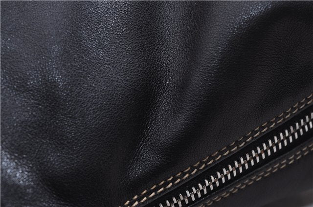 Authentic GUCCI Vintage Shoulder Hand Bag Purse Leather 0014288 Black 4384F