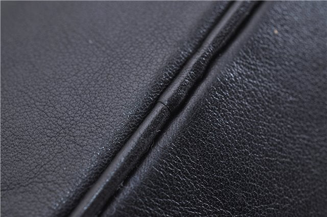 Authentic GUCCI Vintage Shoulder Hand Bag Purse Leather 0014288 Black 4384F