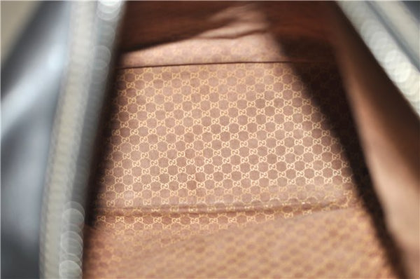 Authentic GUCCI Vintage Shoulder Hand Bag Purse Leather 0014288 Black 4384F