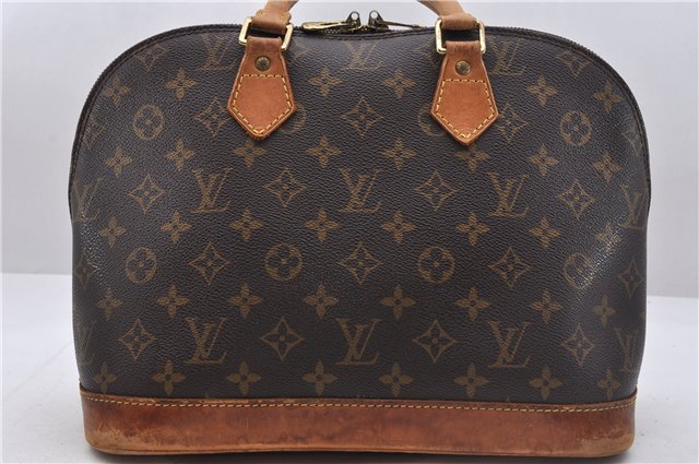 Authentic Louis Vuitton Monogram Alma Hand Bag Purse M51130 LV 4386D
