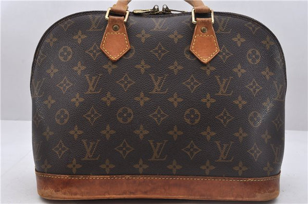 Authentic Louis Vuitton Monogram Alma Hand Bag Purse M51130 LV 4386D