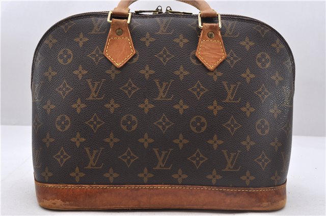 Authentic Louis Vuitton Monogram Alma Hand Bag Purse M51130 LV 4386D