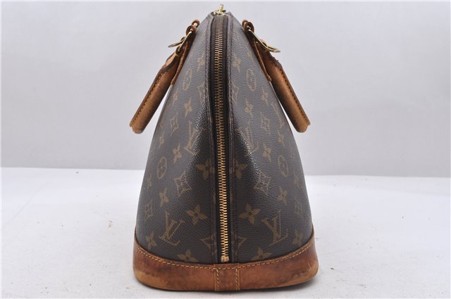 Authentic Louis Vuitton Monogram Alma Hand Bag Purse M51130 LV 4386D