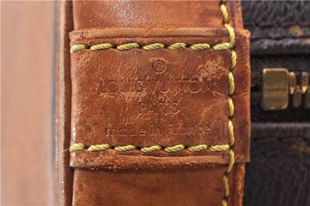 Authentic Louis Vuitton Monogram Alma Hand Bag Purse M51130 LV 4386D