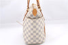 Authentic Louis Vuitton Damier Azur Totally PM Tote Bag White N41280 LV 4386E