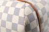Authentic Louis Vuitton Damier Azur Totally PM Tote Bag White N41280 LV 4386E