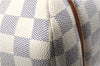 Authentic Louis Vuitton Damier Azur Totally PM Tote Bag White N41280 LV 4386E