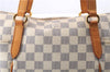 Authentic Louis Vuitton Damier Azur Totally PM Tote Bag White N41280 LV 4386E