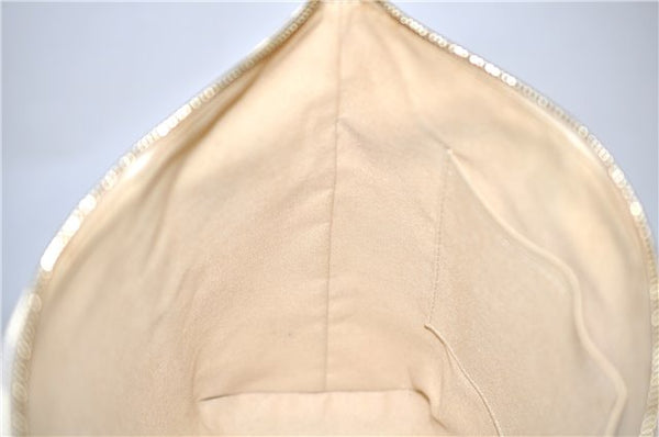 Authentic Louis Vuitton Damier Azur Totally PM Tote Bag White N41280 LV 4386E