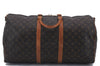 Auth Louis Vuitton Monogram Keepall Bandouliere 55 Boston Bag M41414 LV 4387D