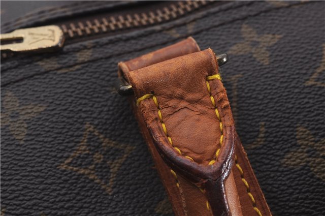 Auth Louis Vuitton Monogram Keepall Bandouliere 55 Boston Bag M41414 LV 4387D