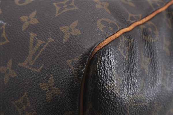 Auth Louis Vuitton Monogram Keepall Bandouliere 55 Boston Bag M41414 LV 4387D