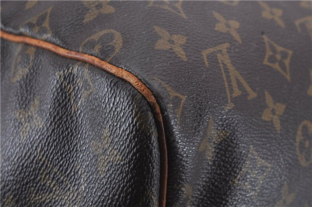 Auth Louis Vuitton Monogram Keepall Bandouliere 55 Boston Bag M41414 LV 4387D