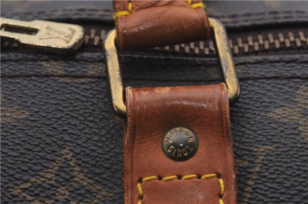 Auth Louis Vuitton Monogram Keepall Bandouliere 55 Boston Bag M41414 LV 4387D