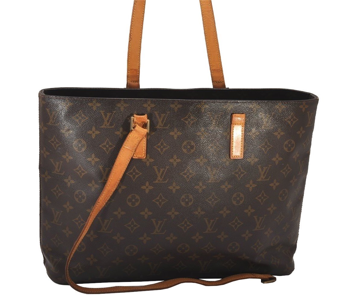 Authentic Louis Vuitton Monogram Luco Shoulder Tote Bag M51155 LV Junk 4390I