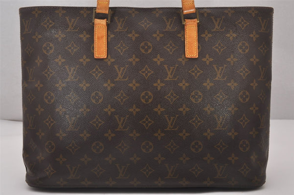 Authentic Louis Vuitton Monogram Luco Shoulder Tote Bag M51155 LV Junk 4390I