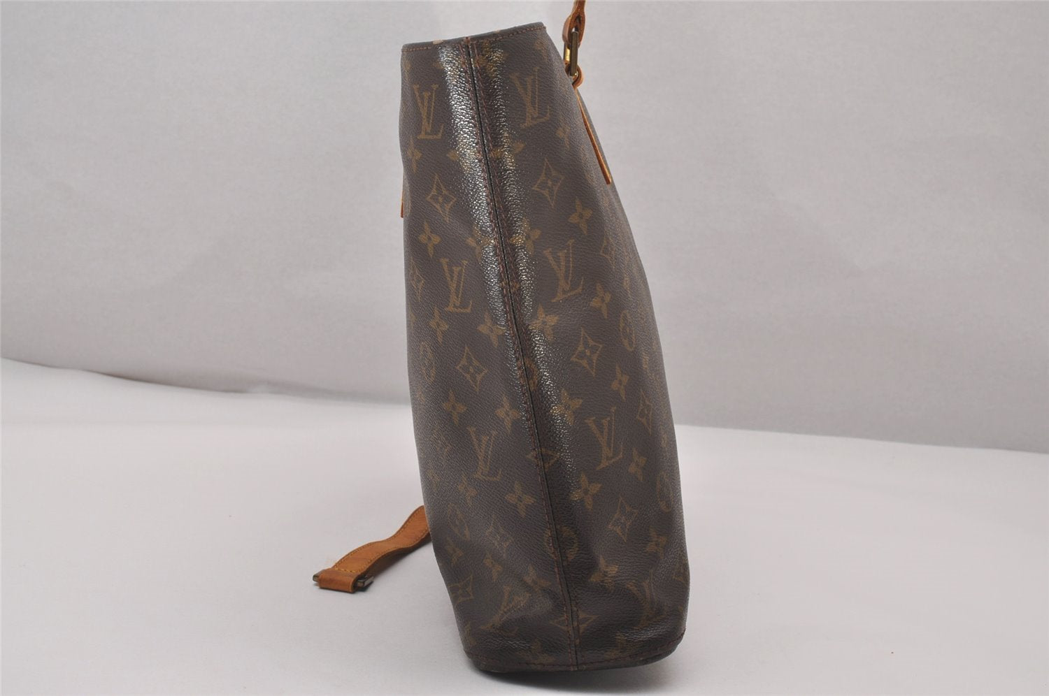 Authentic Louis Vuitton Monogram Luco Shoulder Tote Bag M51155 LV Junk 4390I