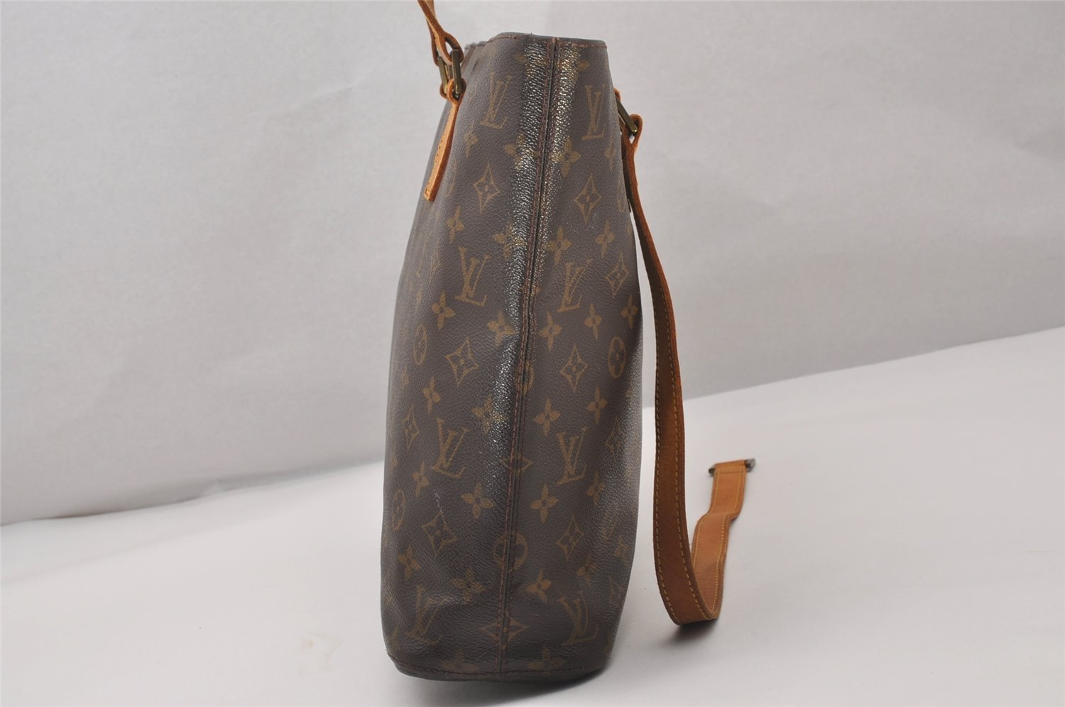 Authentic Louis Vuitton Monogram Luco Shoulder Tote Bag M51155 LV Junk 4390I