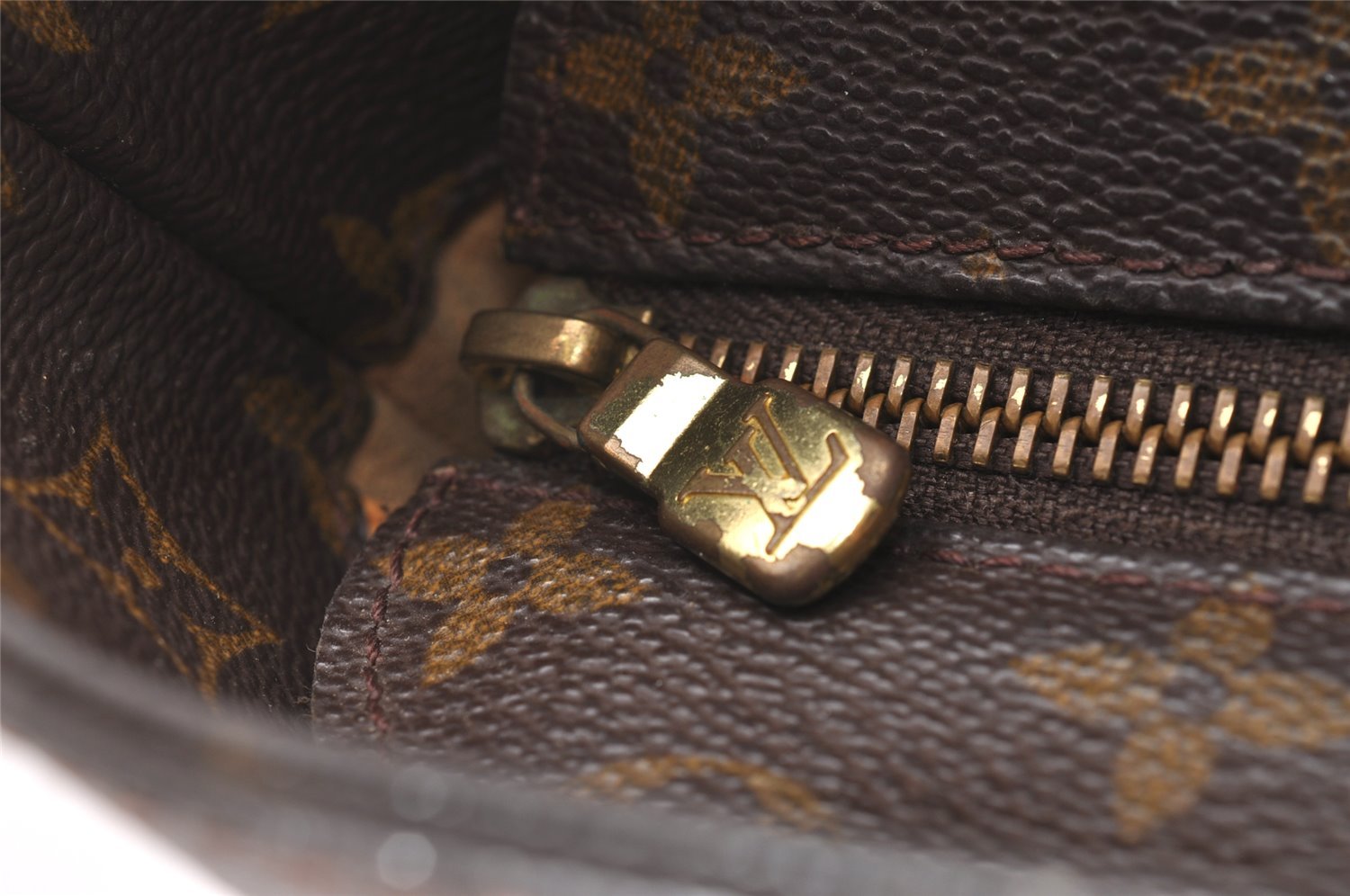 Authentic Louis Vuitton Monogram Luco Shoulder Tote Bag M51155 LV Junk 4390I