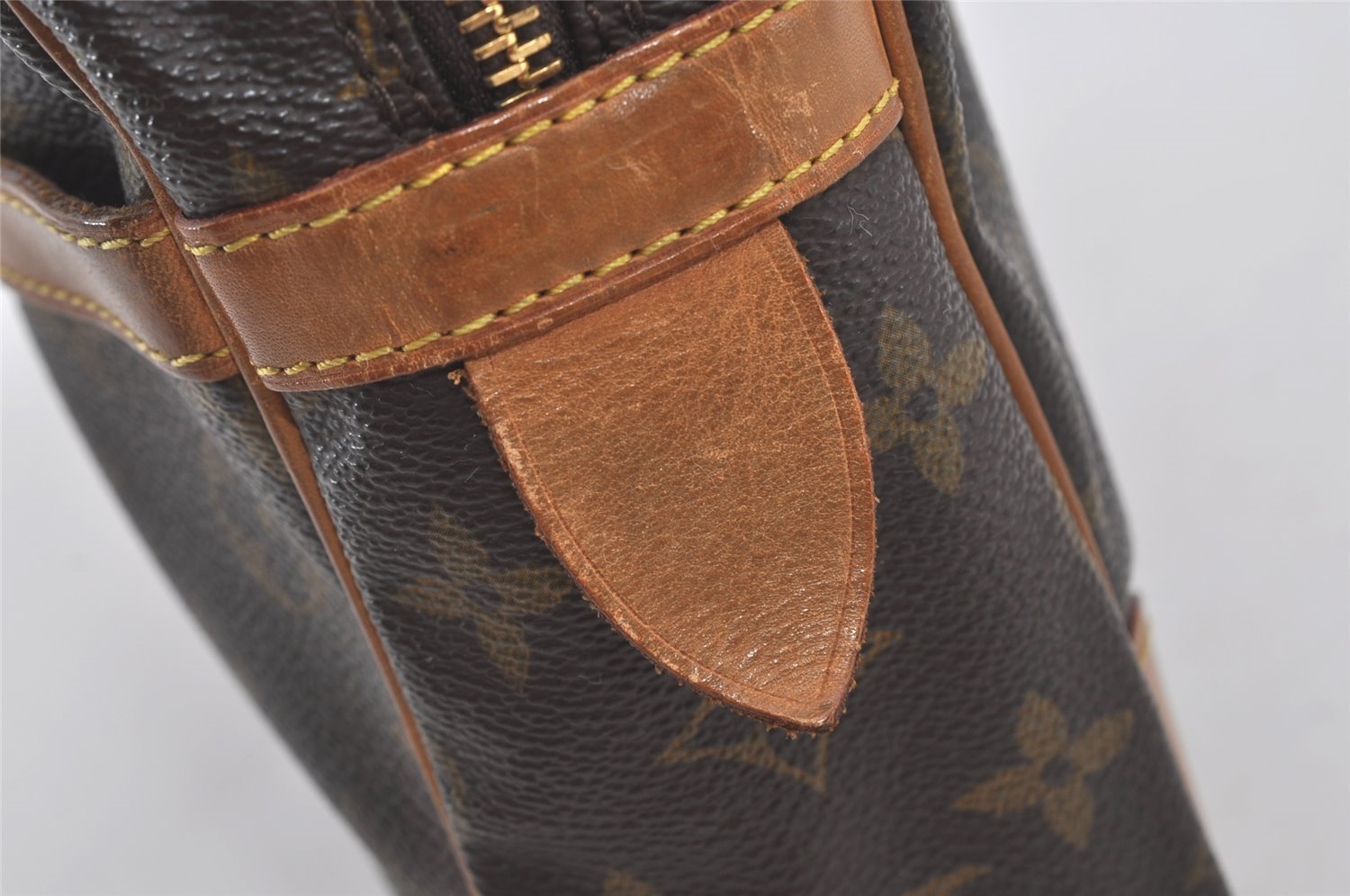 Authentic Louis Vuitton Monogram Compiegne 28 Clutch Hand Bag M51845 LV 4391I