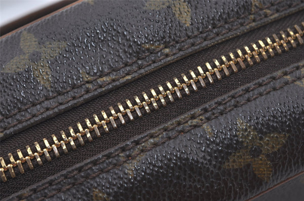 Authentic Louis Vuitton Monogram Compiegne 28 Clutch Hand Bag M51845 LV 4391I