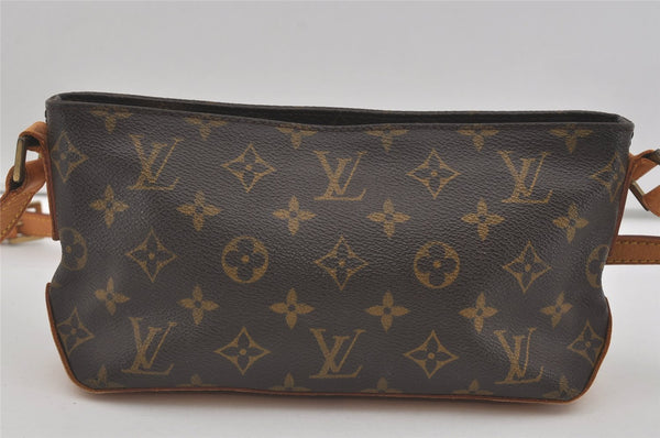 Authentic Louis Vuitton Monogram Trotteur Shoulder Cross Bag M51240 LV 4392I