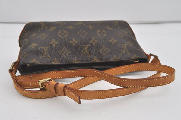 Authentic Louis Vuitton Monogram Trotteur Shoulder Cross Bag M51240 LV 4392I