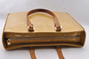 Authentic Louis Vuitton Vernis Columbus Shoulder Tote Bag Yellow M91023 LV 4393I