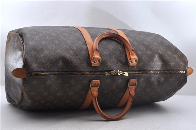 Authentic Louis Vuitton Monogram Keepall 55 Travel Boston Bag M41424 LV 4394D
