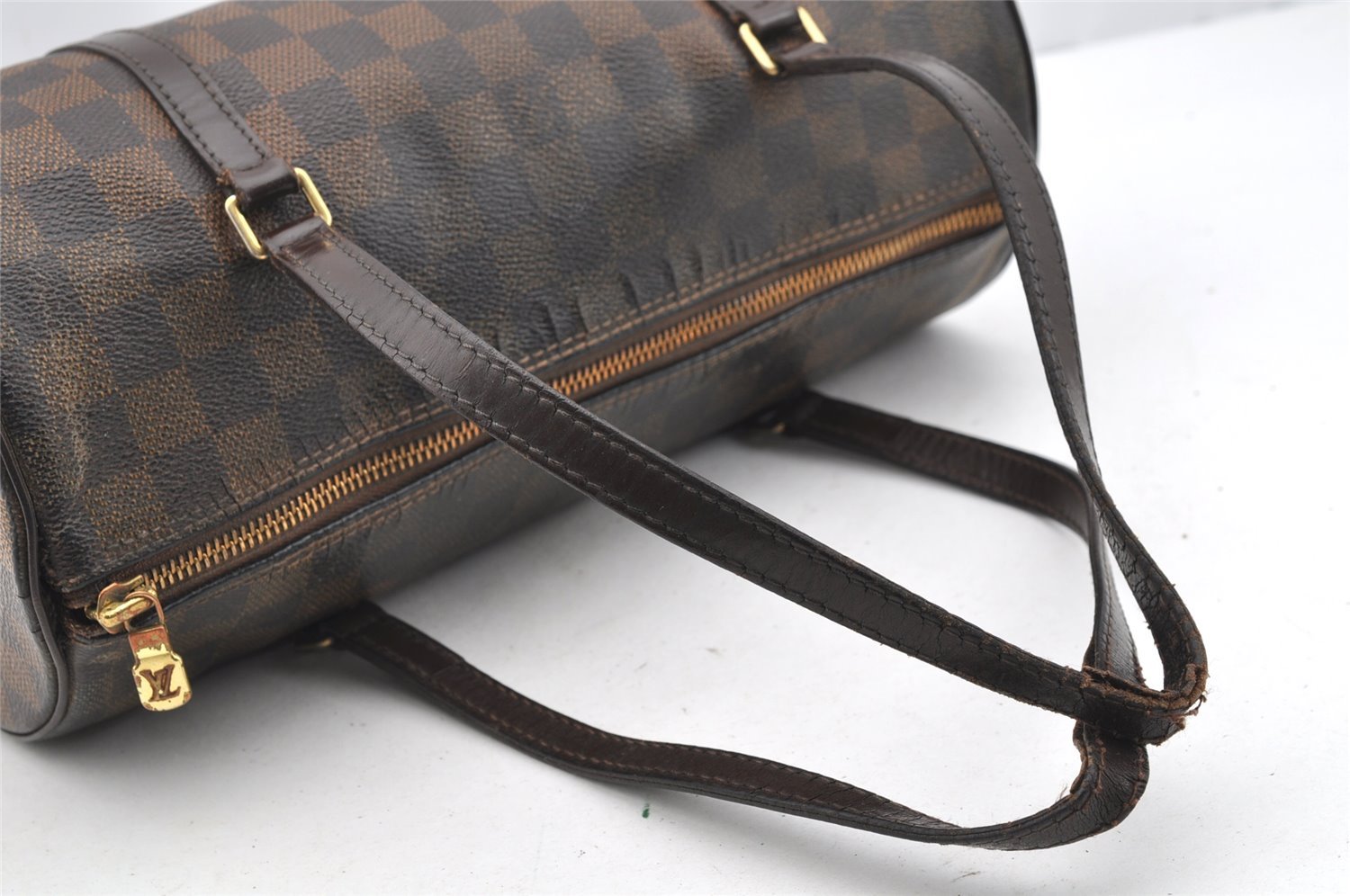 Authentic Louis Vuitton Damier Papillon 30 Hand Bag Purse N51303 LV 4394I