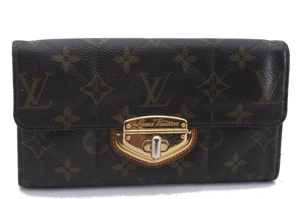 Auth Louis Vuitton Monogram Etoile Portefeuille Sarah Wallet M66556 LV 4395D