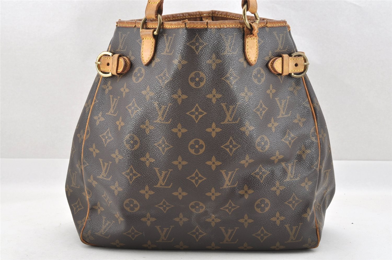 Authentic Louis Vuitton Monogram Batignolles Vertical Tote Bag M51153 Junk 4395I