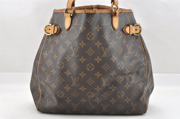Authentic Louis Vuitton Monogram Batignolles Vertical Tote Bag M51153 Junk 4395I