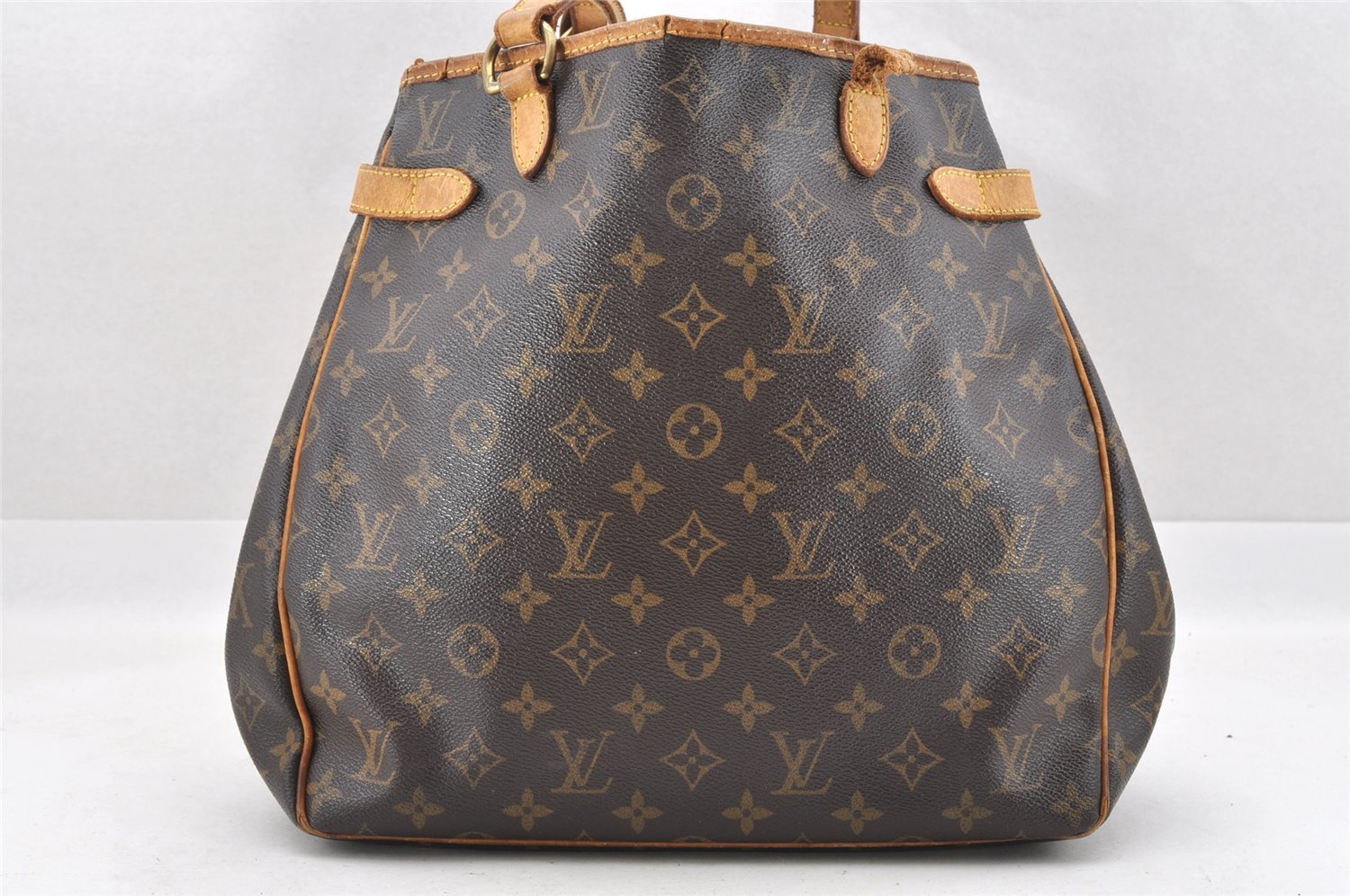 Authentic Louis Vuitton Monogram Batignolles Vertical Tote Bag M51153 Junk 4395I